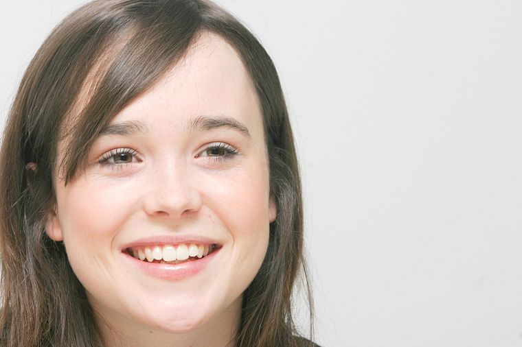 brunettes, women, Ellen Page, actress - desktop wallpaper
