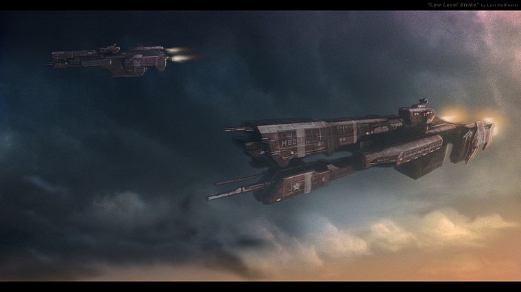 Halo, spaceships - desktop wallpaper
