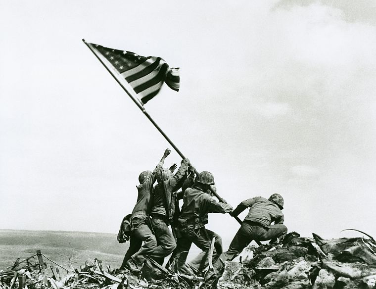 war, military, flags, USA, World War II, redneck - desktop wallpaper