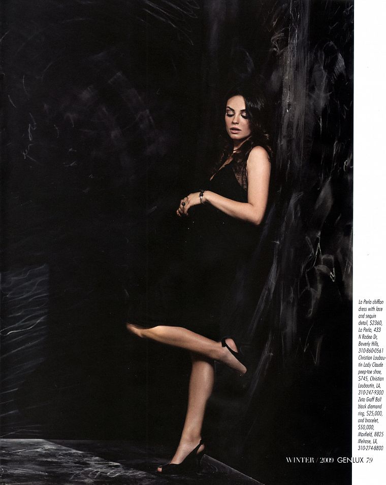 Mila Kunis, magazine scans - desktop wallpaper