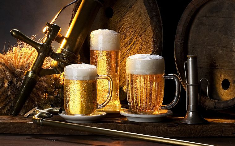 beers, alcohol, drinks - desktop wallpaper