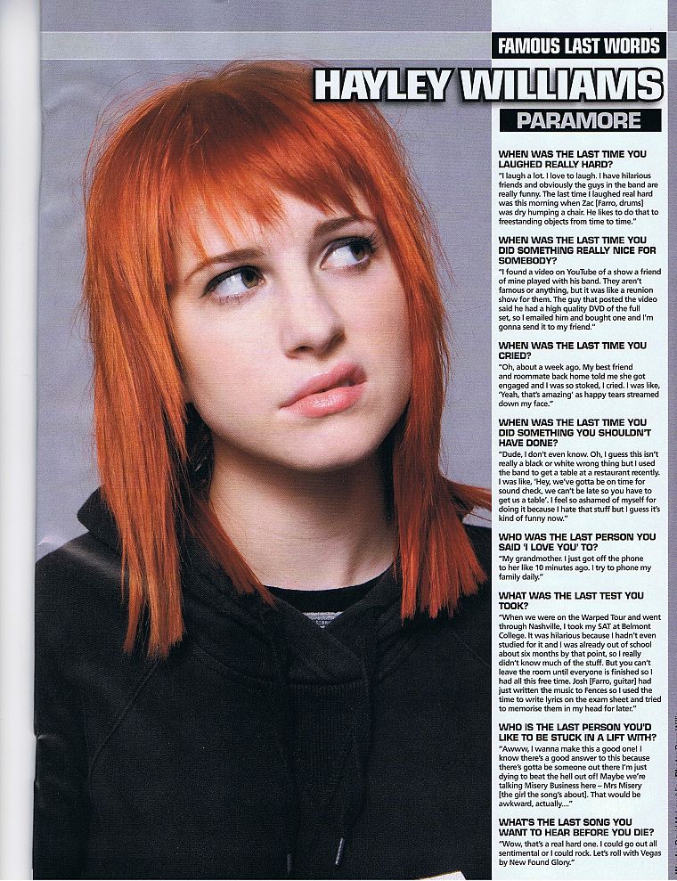 Hayley Williams Magazine Scans Free Wallpaper Wallpaperjam Com Images, Photos, Reviews