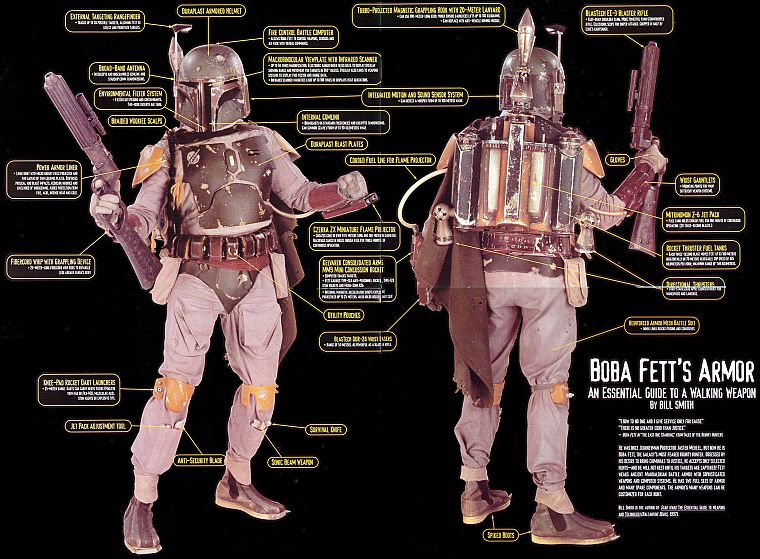 Star Wars, Boba Fett, armor - desktop wallpaper