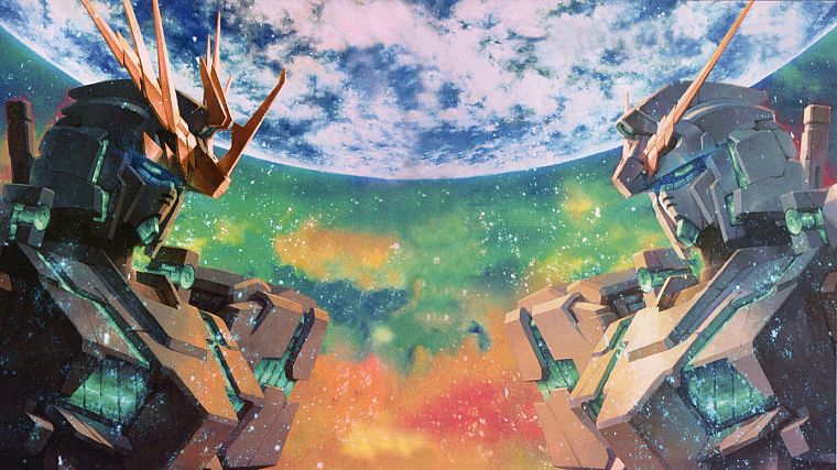 Gundam, artwork - desktop wallpaper