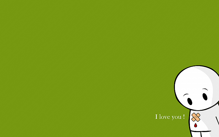 green, women, love, i love you - desktop wallpaper