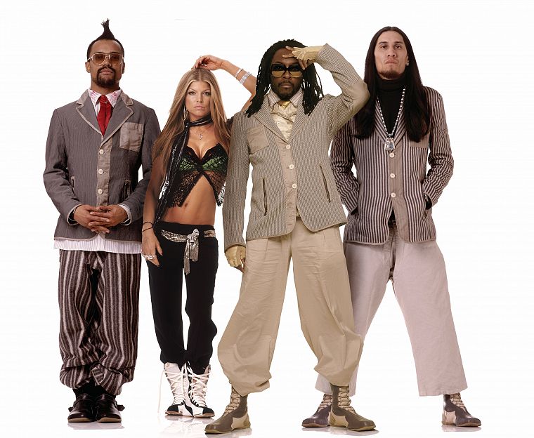 Black Eyed Peas, white background - desktop wallpaper