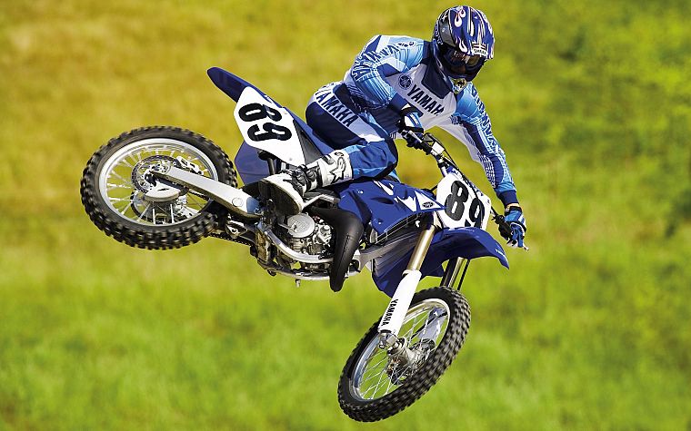 Yamaha, racer, motocross, motorbikes - desktop wallpaper
