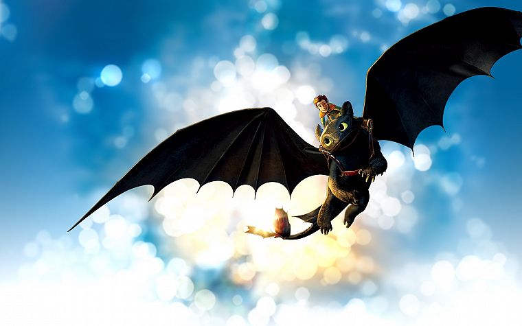 toothless, How to Train Your Dragon, Hiccup - desktop wallpaper