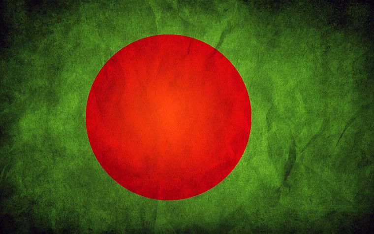 flags, Bangladesh, hearts - desktop wallpaper