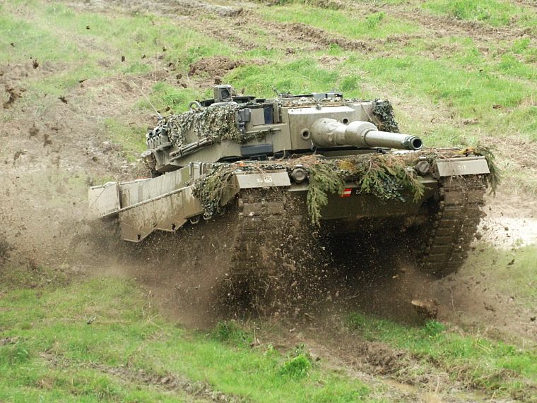 tanks, battles, Leopard 2, Austrian Armed Forces - desktop wallpaper