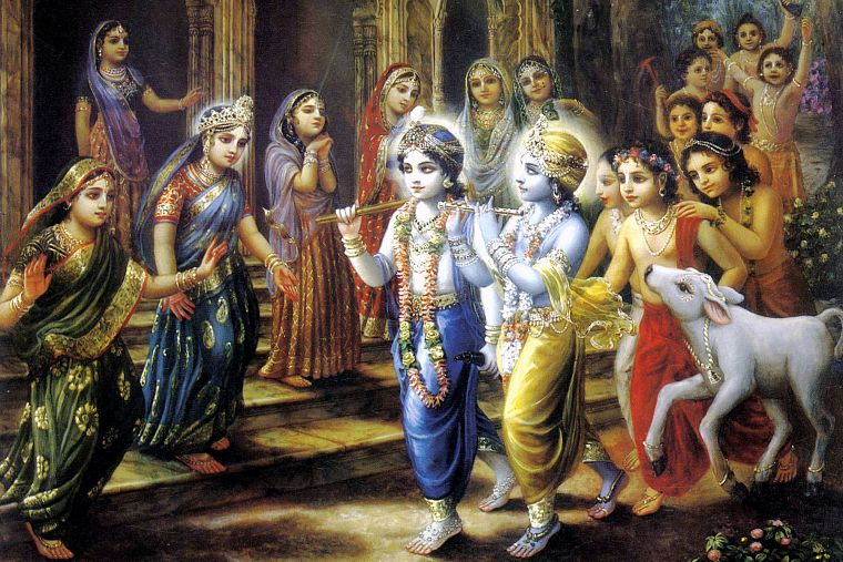 Krishna, Hinduism, diety, mythology - desktop wallpaper