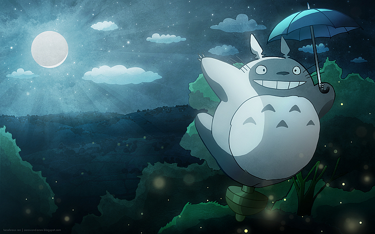 Hayao Miyazaki, Totoro - desktop wallpaper