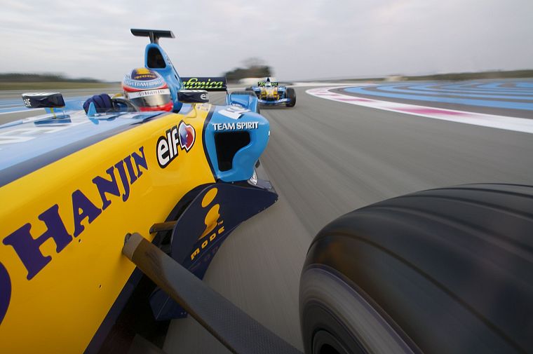 cars, sports, Formula One, vehicles, Renault - desktop wallpaper