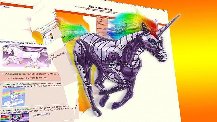 robot, robot unicorn attack - desktop wallpaper