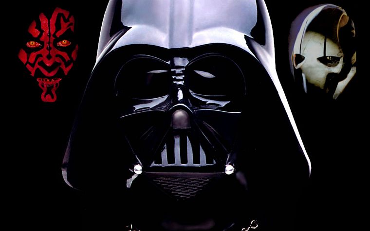 Star Wars, Darth Maul, Darth Vader, General Grievous - desktop wallpaper