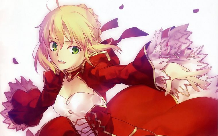Fate/Stay Night, Saber, Fate/EXTRA, Saber Extra, Fate series - desktop wallpaper