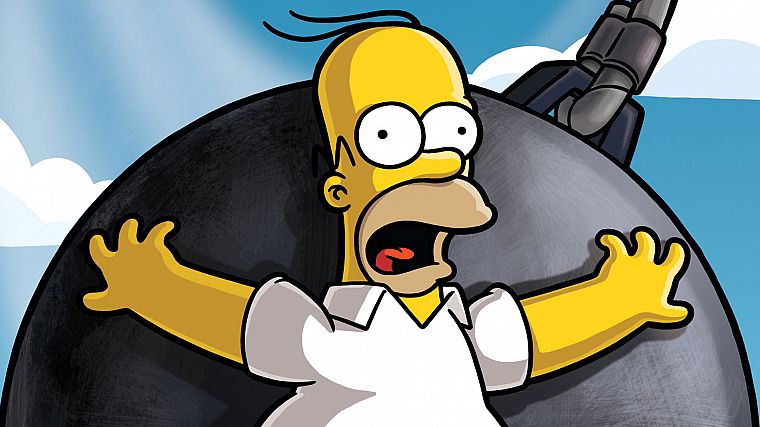 TV, cartoons, Homer Simpson, The Simpsons, TV series - desktop wallpaper