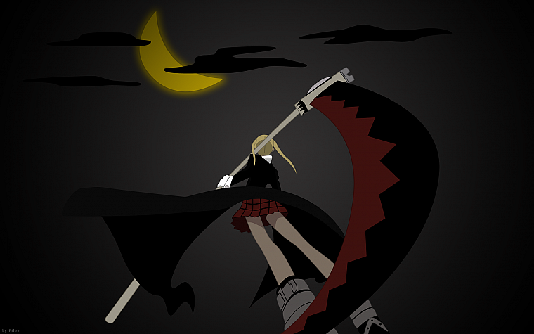 Soul Eater, scythe, Albarn Maka - desktop wallpaper
