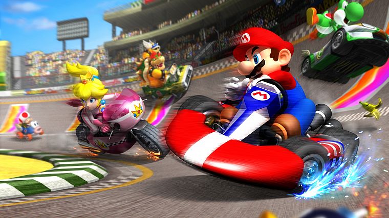video games, Mario, Mario Kart - desktop wallpaper