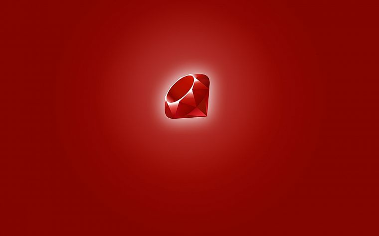 programming, logos, ruby - desktop wallpaper
