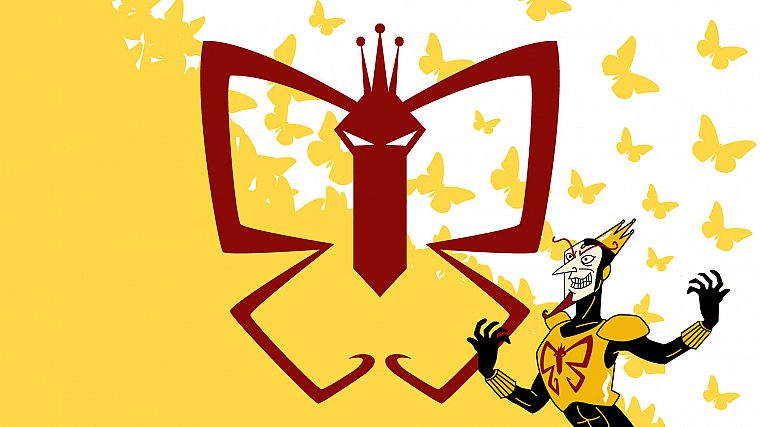 yellow, The Venture Bros., The Monarch, butterflies - desktop wallpaper