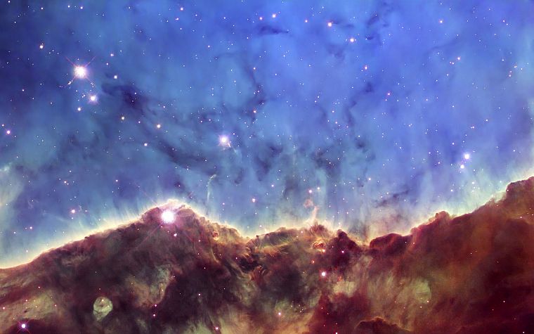outer space, stars, nebulae, Carina nebula - desktop wallpaper