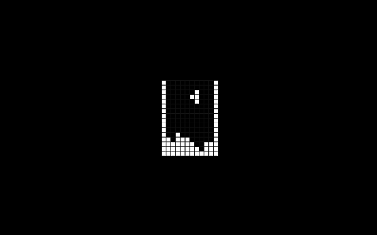 video games, black, minimalistic, Tetris - desktop wallpaper