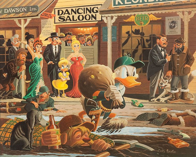 cartoons, Disney Company, ducks, Donald Duck, Scrooge McDuck, carl banks, carl barks - desktop wallpaper