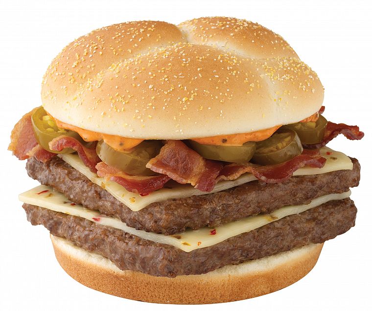 food, cheese, bacon, hamburgers - desktop wallpaper