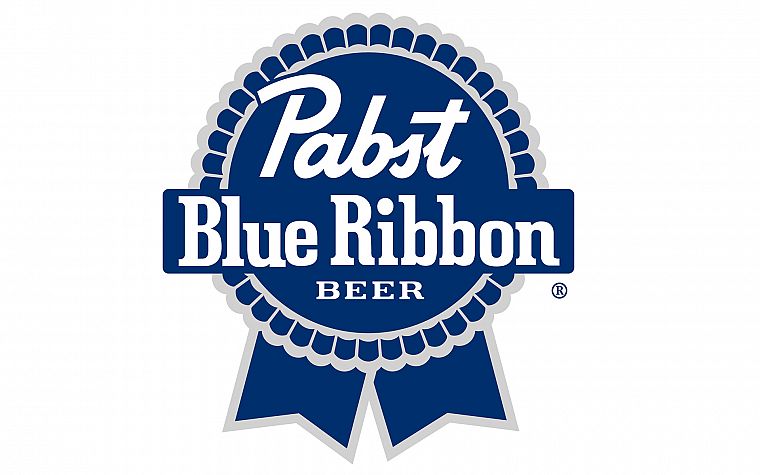 beers, logos, Pabst Blue Ribbon - desktop wallpaper