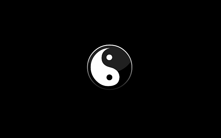 yin yang, Chinese - desktop wallpaper