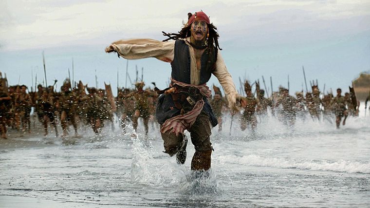 movies, Pirates of the Caribbean, Johnny Depp, Captain Jack Sparrow - desktop wallpaper
