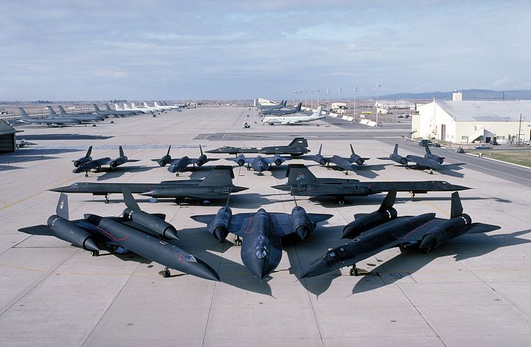 aircraft, SR-71 Blackbird, United States Air Force, vehicles - desktop wallpaper