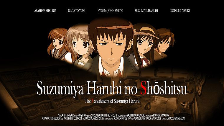The Melancholy of Haruhi Suzumiya, The Disappearance Of Haruhi Suzumiya - desktop wallpaper
