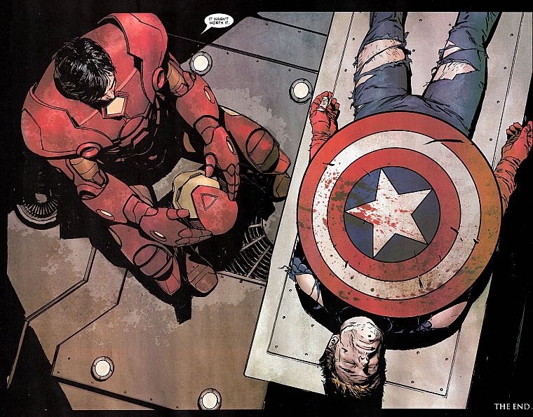 Iron Man, Captain America - desktop wallpaper