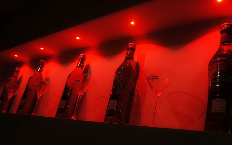 red, glasses, bar, martini - desktop wallpaper