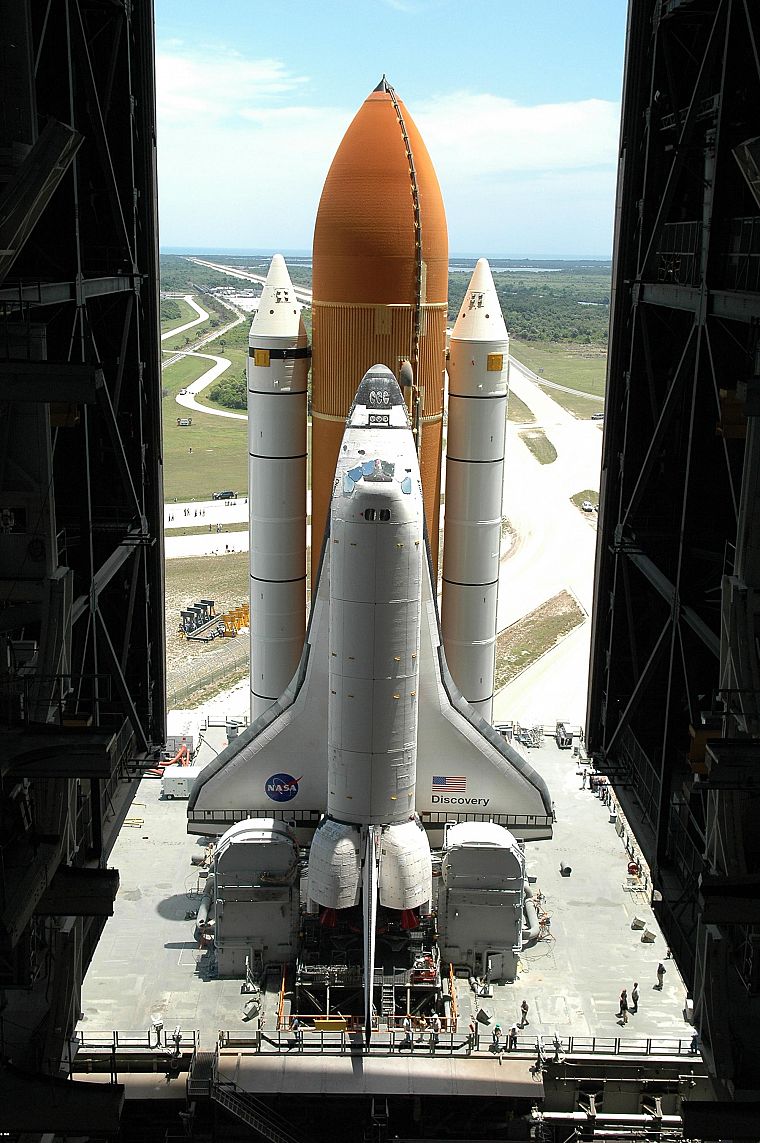 NASA, launch pad, shuttle - desktop wallpaper
