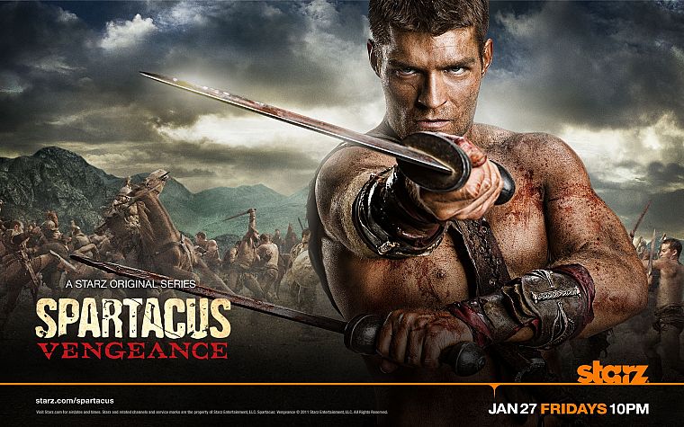 Spartacus Vengeance, Liam McIntyre - desktop wallpaper