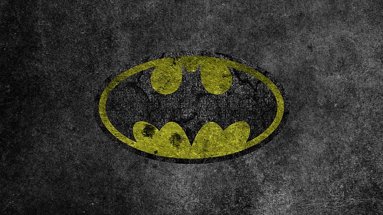Batman, grunge, logos, Batman Logo - desktop wallpaper