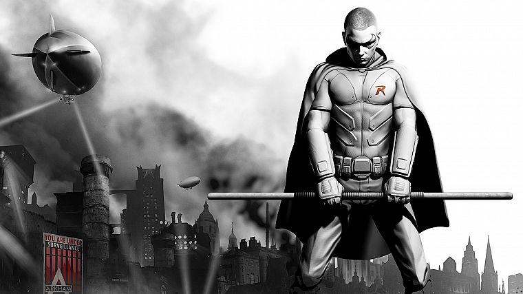Batman, video games, artwork, Batman Arkham City - desktop wallpaper