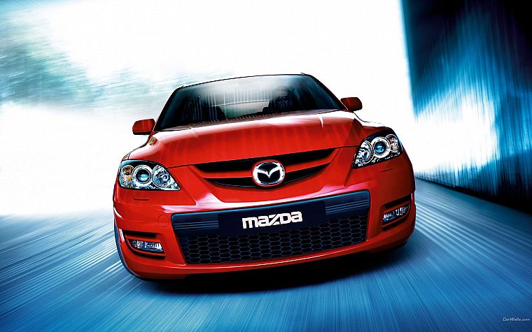 cars, Mazda, red cars - desktop wallpaper