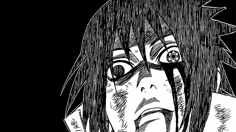 Uchiha Sasuke, Naruto: Shippuden, Sharingan, manga - desktop wallpaper