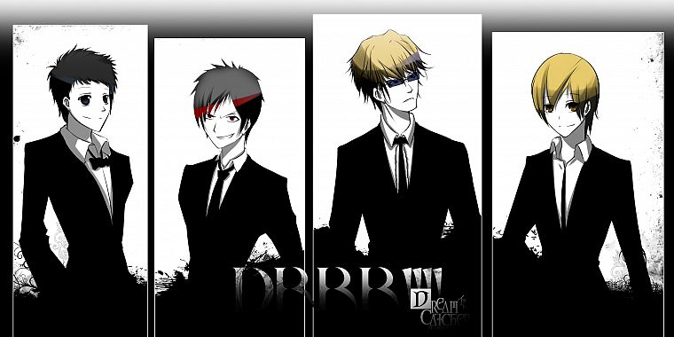 Durarara!!, Heiwajima Shizuo, Orihara Izaya, Kida Masaomi, Ryuugamine Mikado - desktop wallpaper