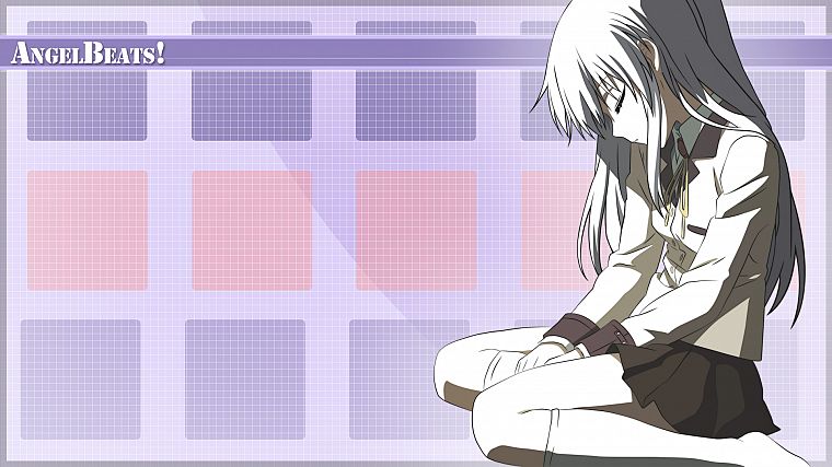 Angel Beats!, school uniforms, Tachibana Kanade, anime girls - desktop wallpaper