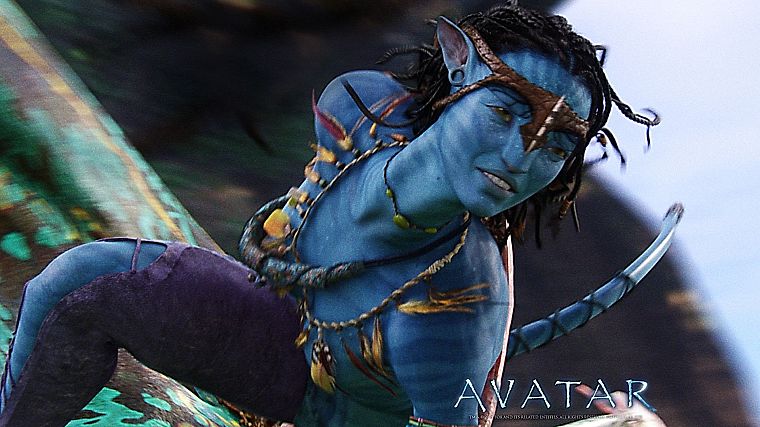 movies, Avatar, blue skin - desktop wallpaper