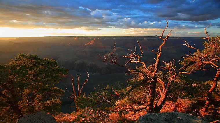 light, point, rim, Arizona, Grand Canyon, National Park - desktop wallpaper