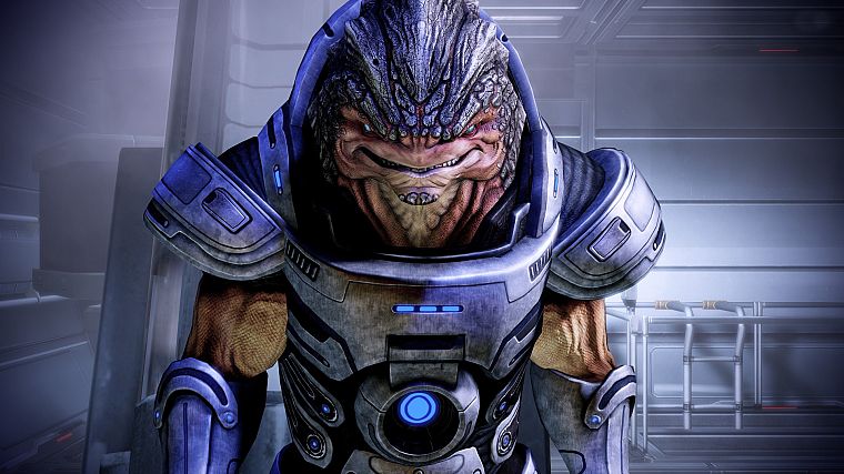 video games, wall, grunt, Mass Effect 2 - desktop wallpaper