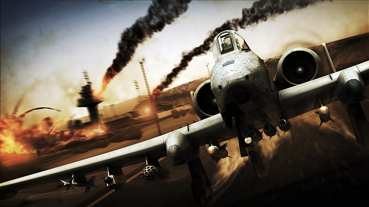 video games, A-10 Thunderbolt II, Tom Clancy, HAWX 2 - desktop wallpaper