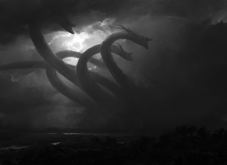 monsters, Hydra, progenitus - desktop wallpaper