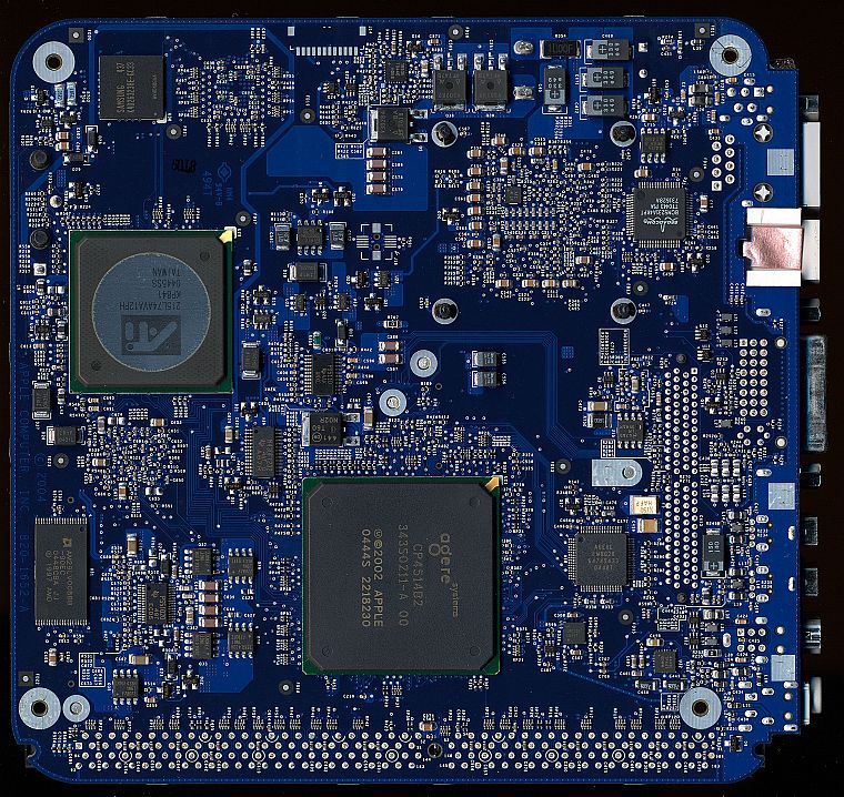 blue, computers, hardware, PC, motherboards, logic, CPU - desktop wallpaper